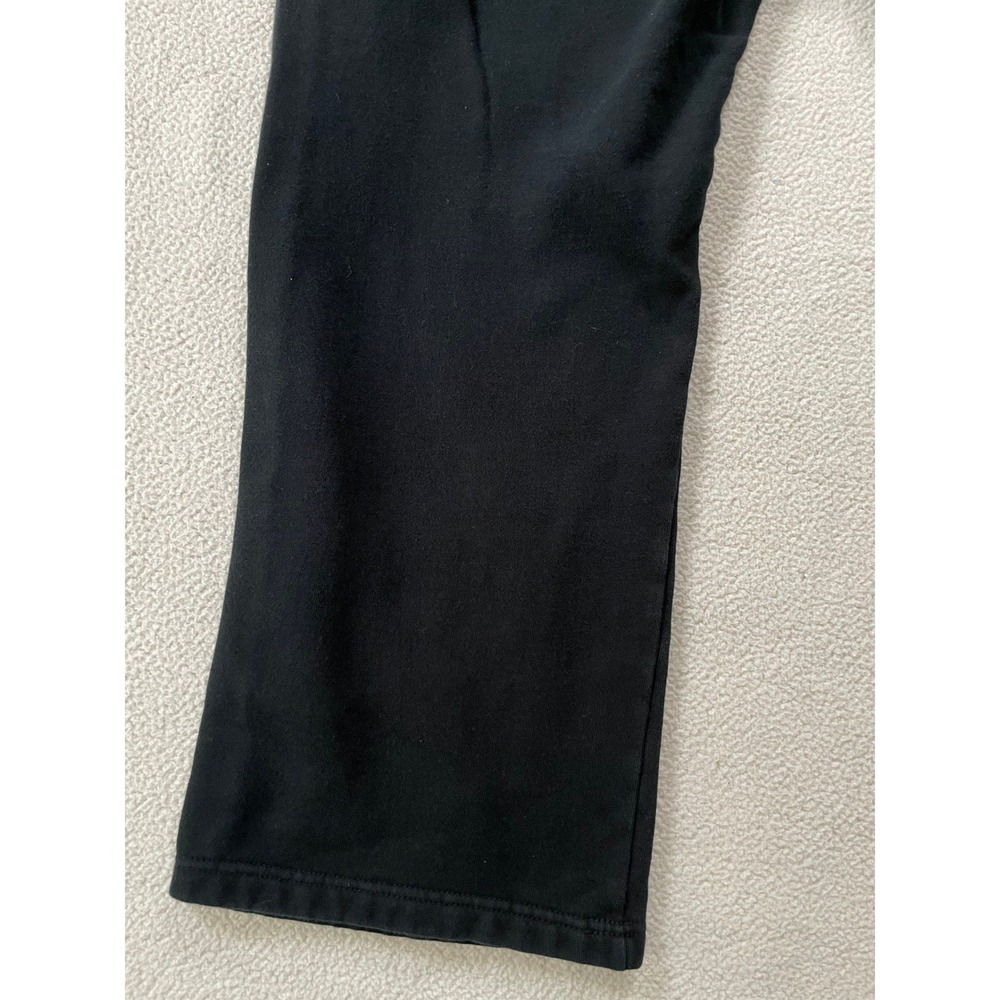 Lauren Ralph Lauren Womens 2X Pants Black Knit Cotton Blend Fleece Pockets - Picture 13 of 14